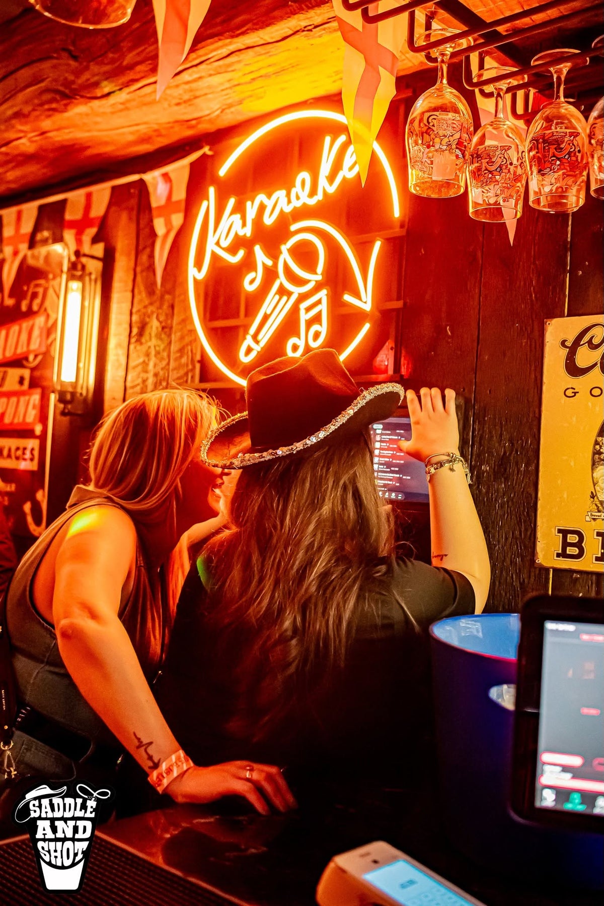 Saddle and Shot - Free round of shots with drinks purchased