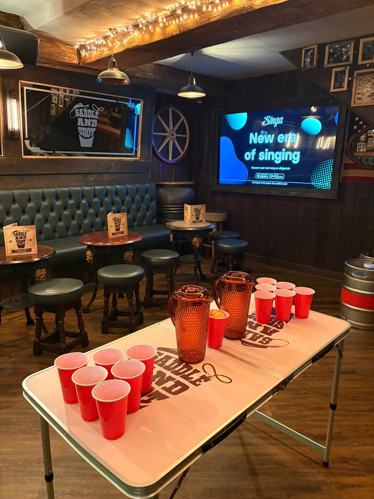 Saddle and Shot - Free round of shots with drinks purchased